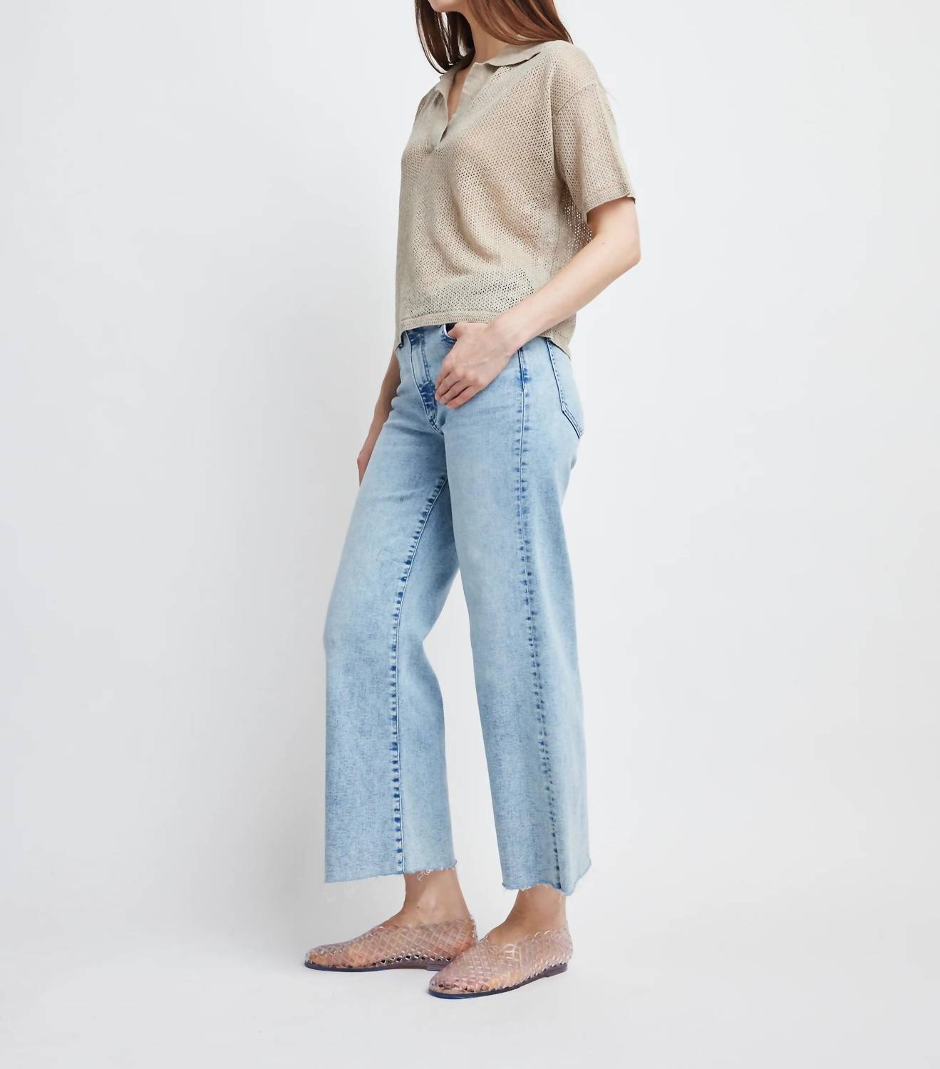 Self Contrast - Autumn Boxy Polo Top