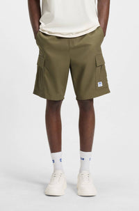 Hugo Boss - Structured Cotton Drawstring Shorts