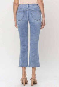 Vervet By Flying Monkey - Julia Kick Flare Front Pocket Denim Jeans