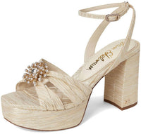 Sam Edelman Women's Janelle Sandal in soft gold - women's sandal