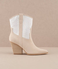 OASIS SOCIETY Women's The Sutton Boot in beige - women's shoe - detail view