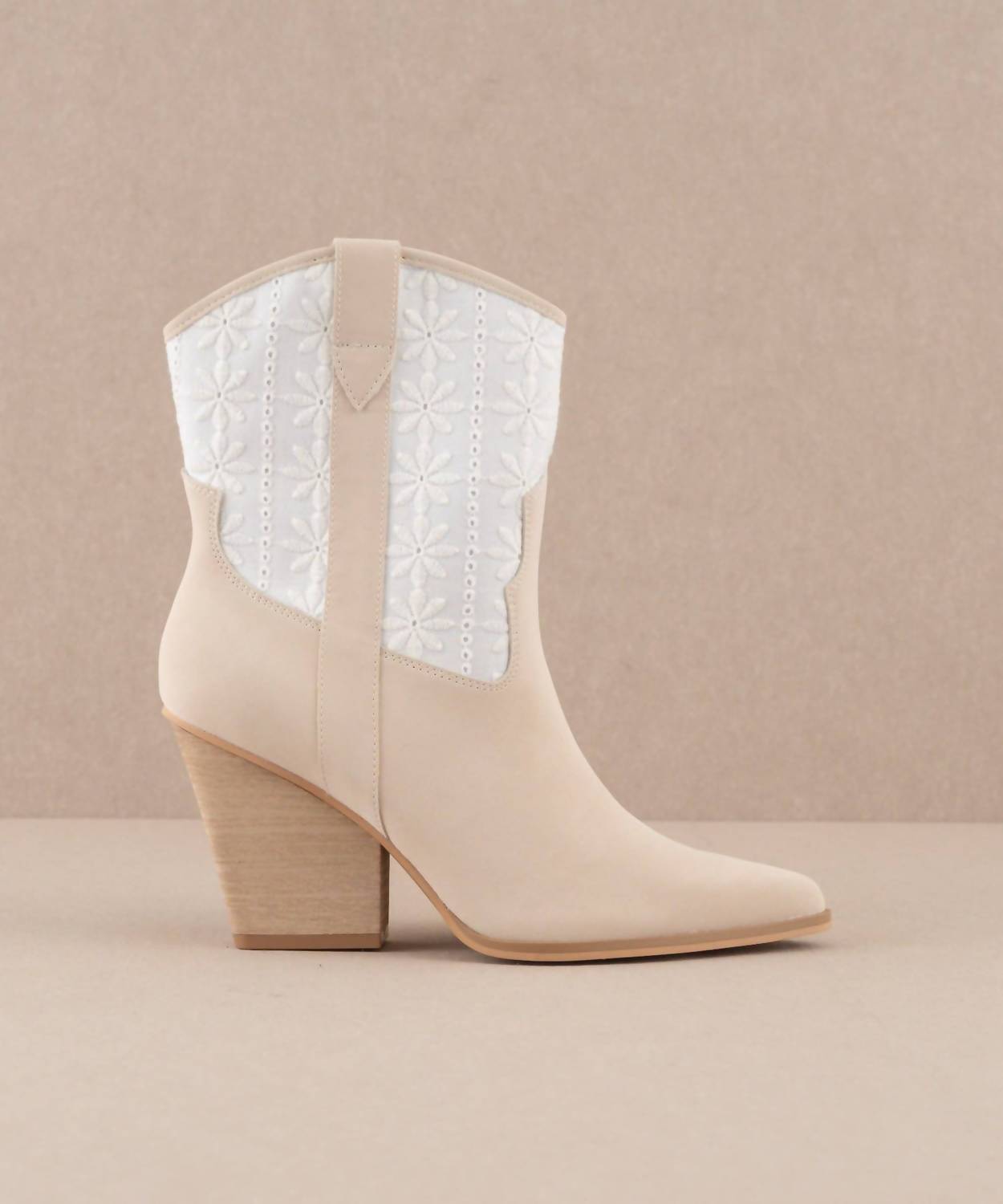 OASIS SOCIETY Women's The Sutton Boot in beige - women's shoe - detail view