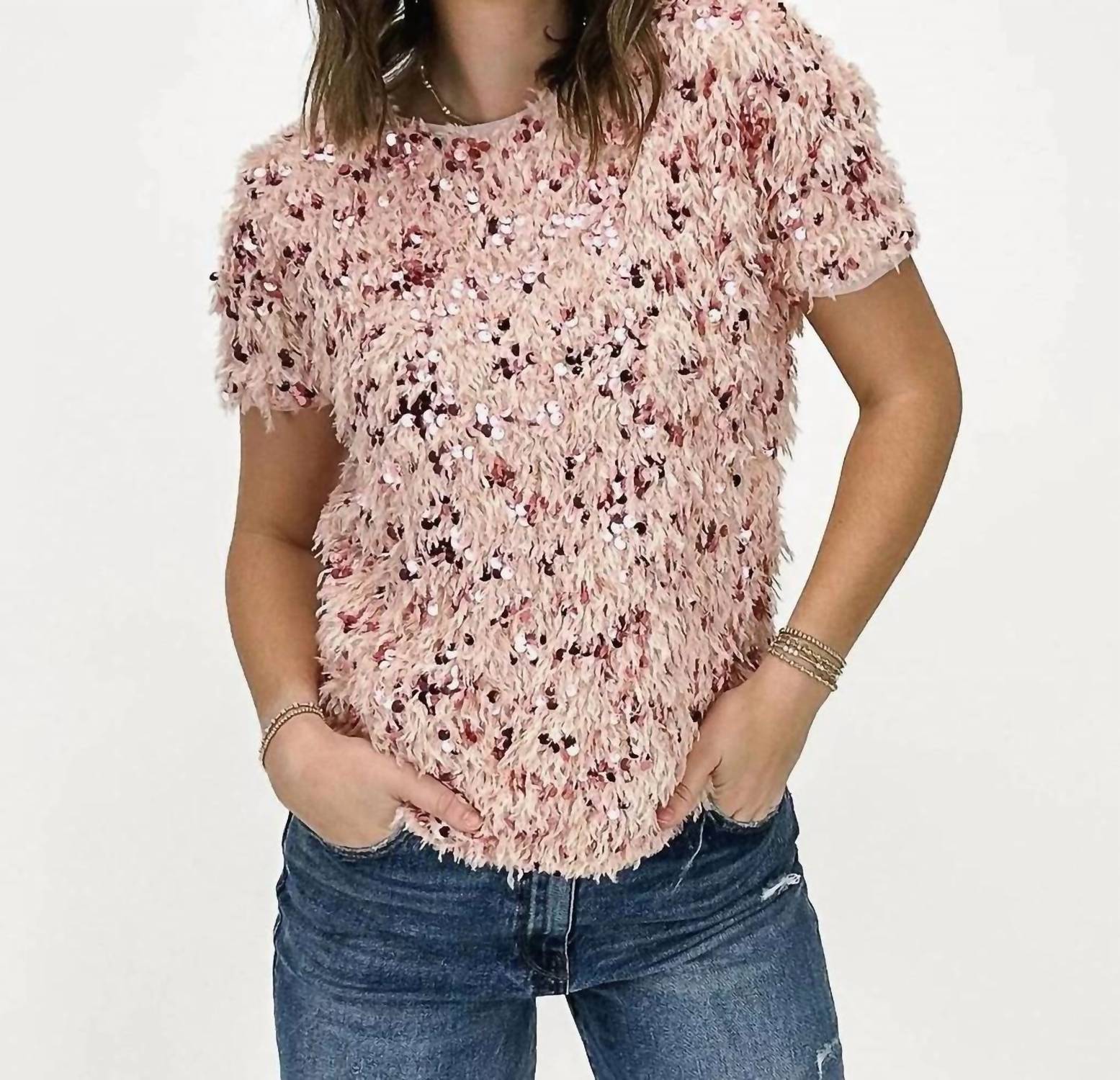Ivy Jane - Fuzzy Sparkle Tee