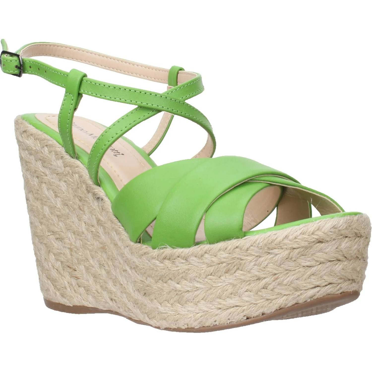 Bruno Menegatti - Women's Grace Ankle Strap Wedge Leather Sandal