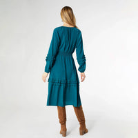 Coco + Carmen - Isabelle V-neck Tiered Ruffle Dress