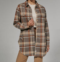 7Diamonds - Generation Plaid Soft Knit Shacket