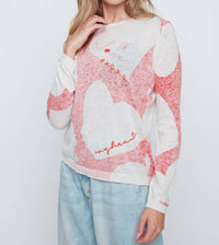 Renuar With Love Sweater in multi - women's sweater - detail view