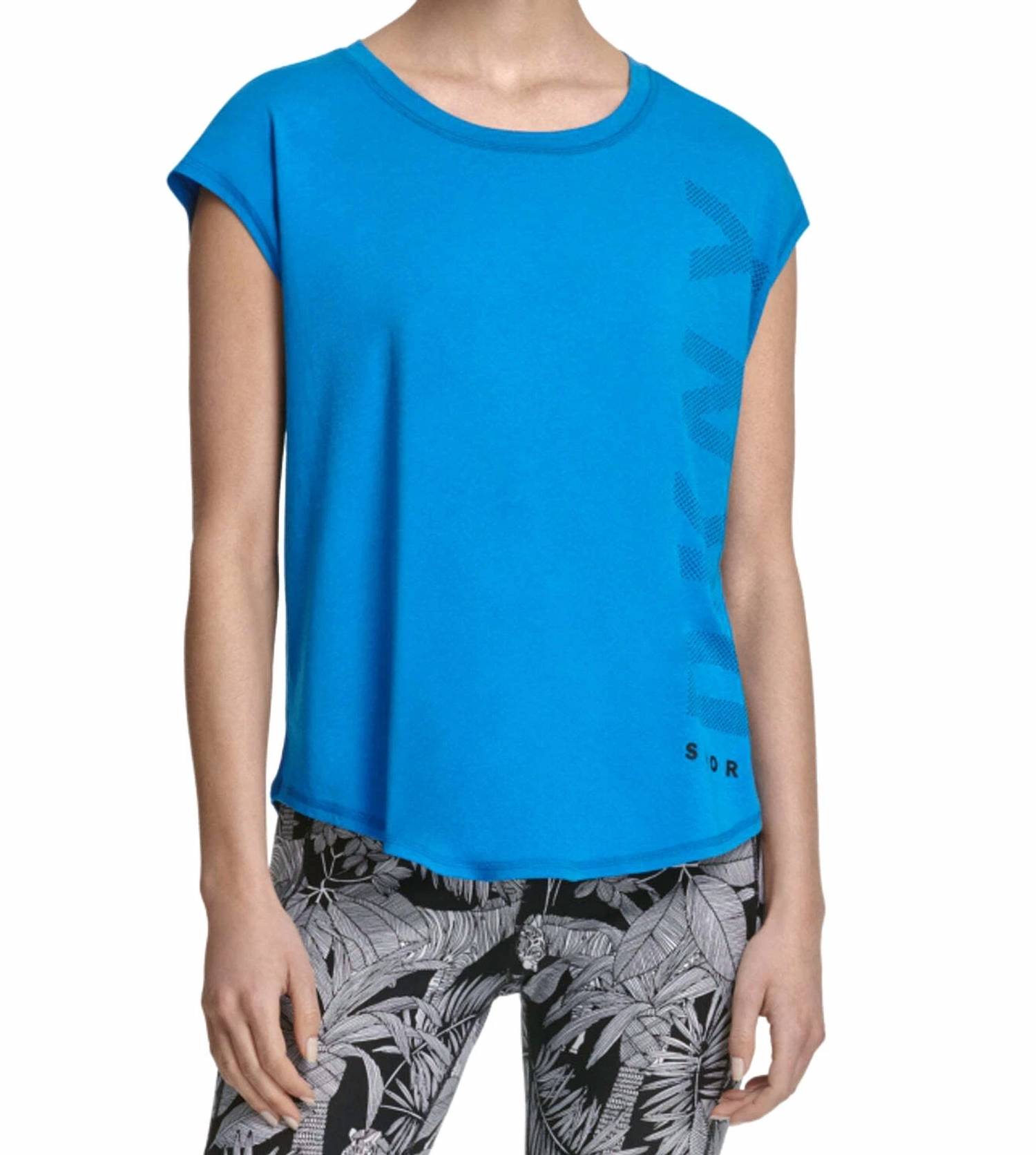 Dkny - Logo Cap Sleeve T-Shirt