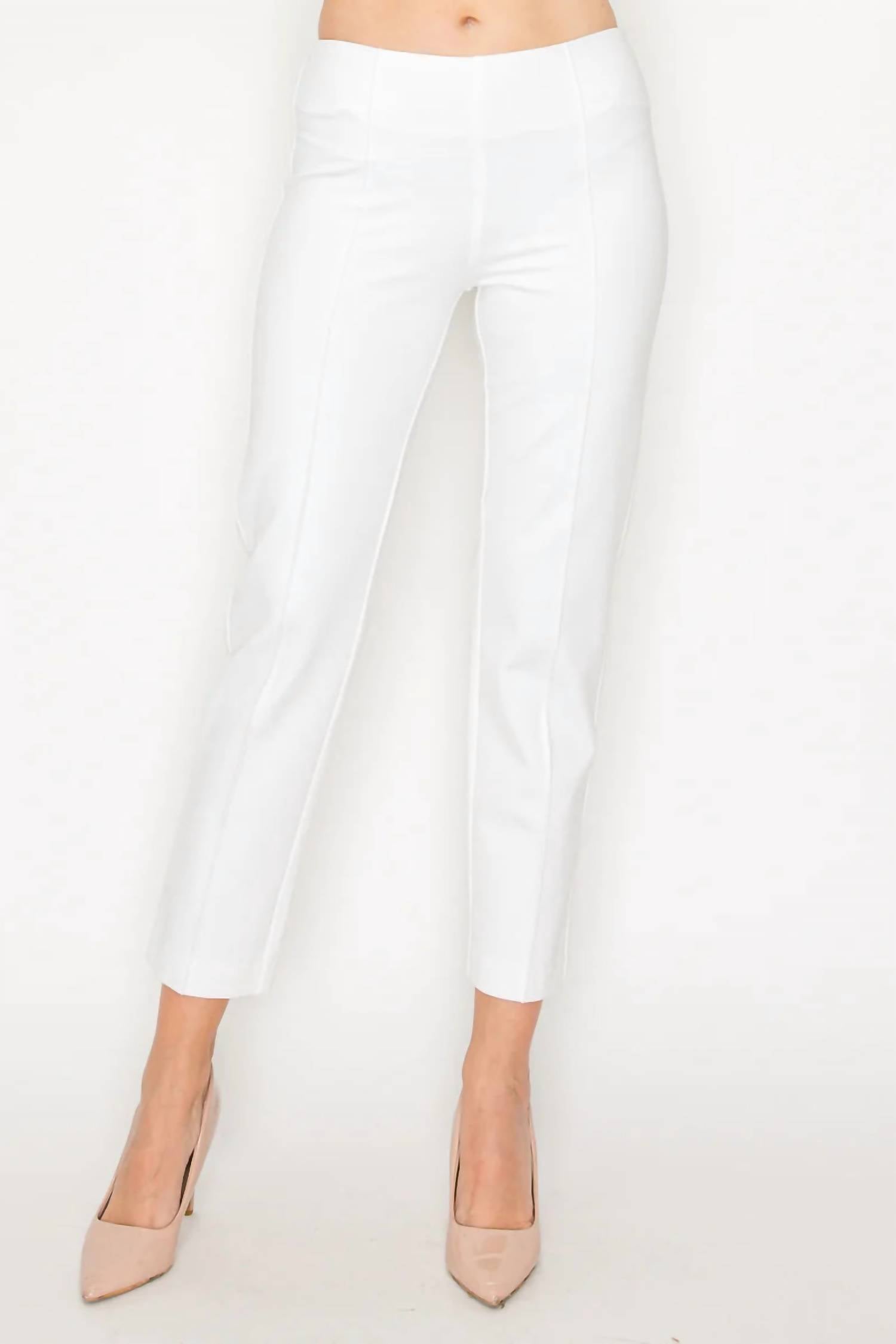 Joh Women's Paul Pant in white - women's pants - detail view