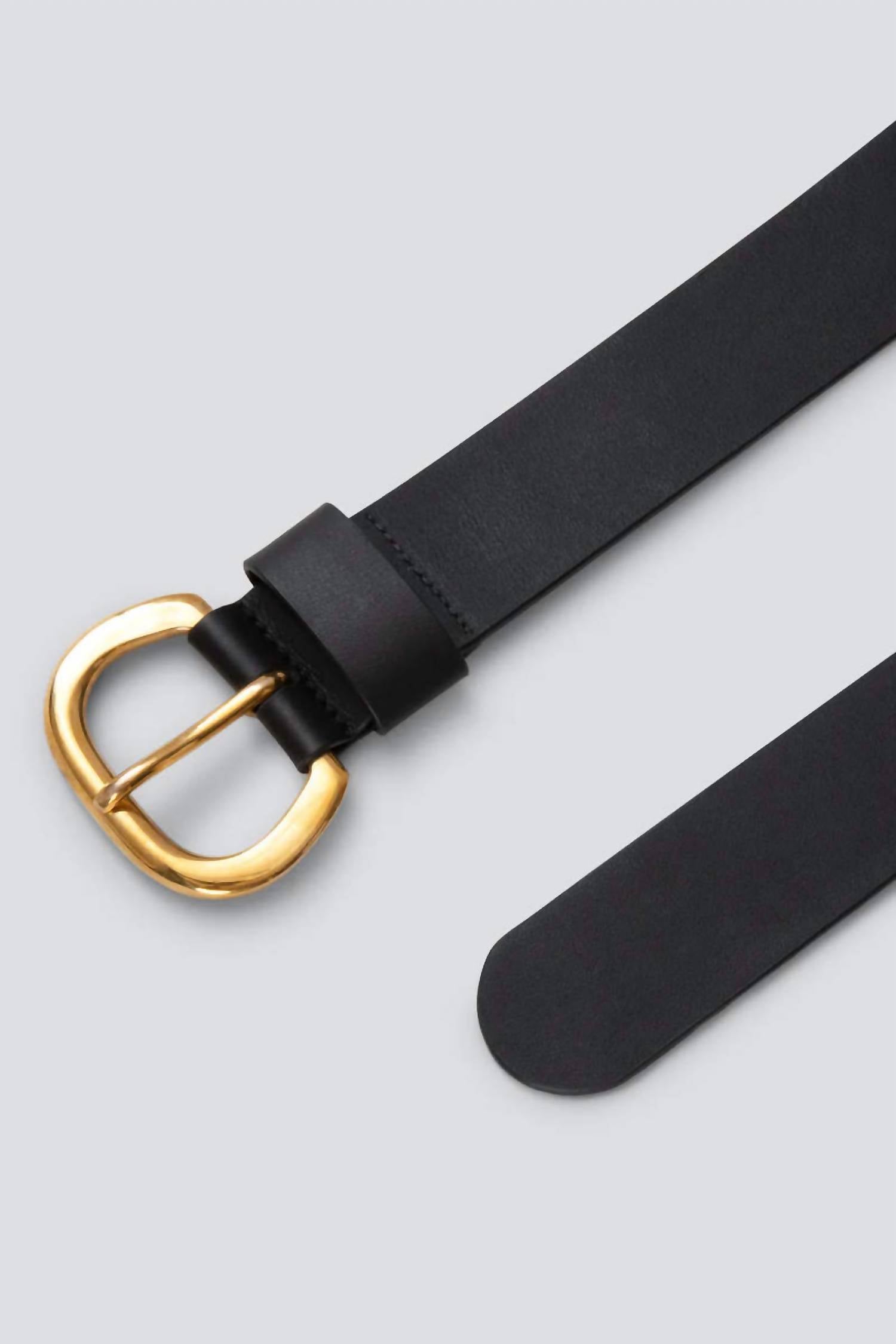 RACHEL COMEY Women's Double Wrap Estate Belt in black - women's accessory - detail view