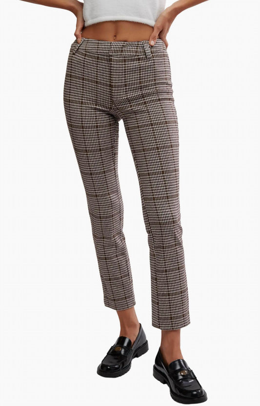 Free People - Molly Plaid Slim Pant