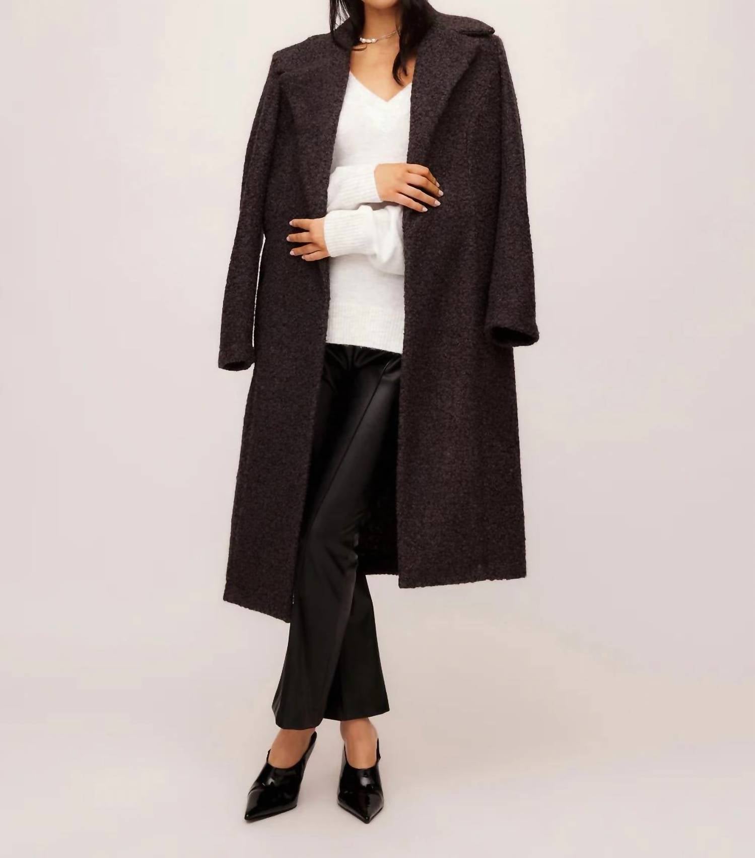 Fifteen Twenty - Teddy Bouclé Longline Coat