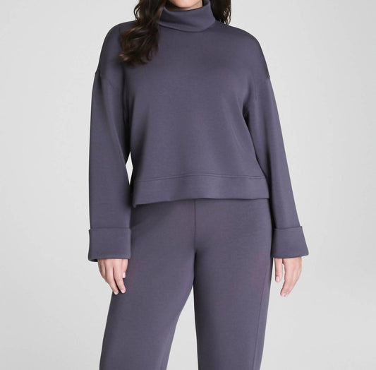 Spanx - Women's Air Essentials Cropped Turtleneck Top