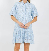 Simkhai - Crissy Cotton Lace Mini Dress