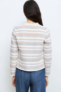 Aldo Martins - Woven Long Sleeve Sweater Jacket