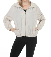 Joseph Ribkoff - High Neck Zip-up Windbreaker