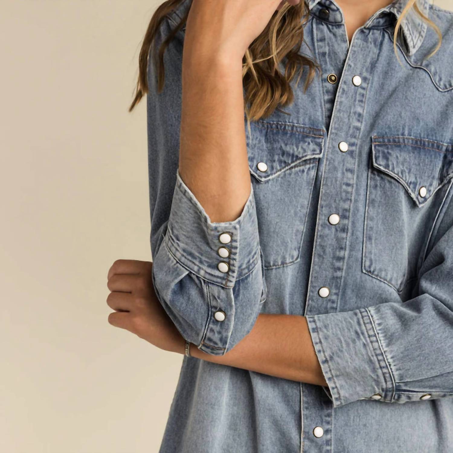 Sendero Provisions Co. - Annie Pearl Snap Dress