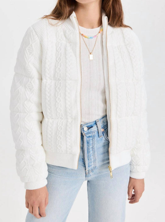 Loveshackfancy - Andora Bomber Jacket