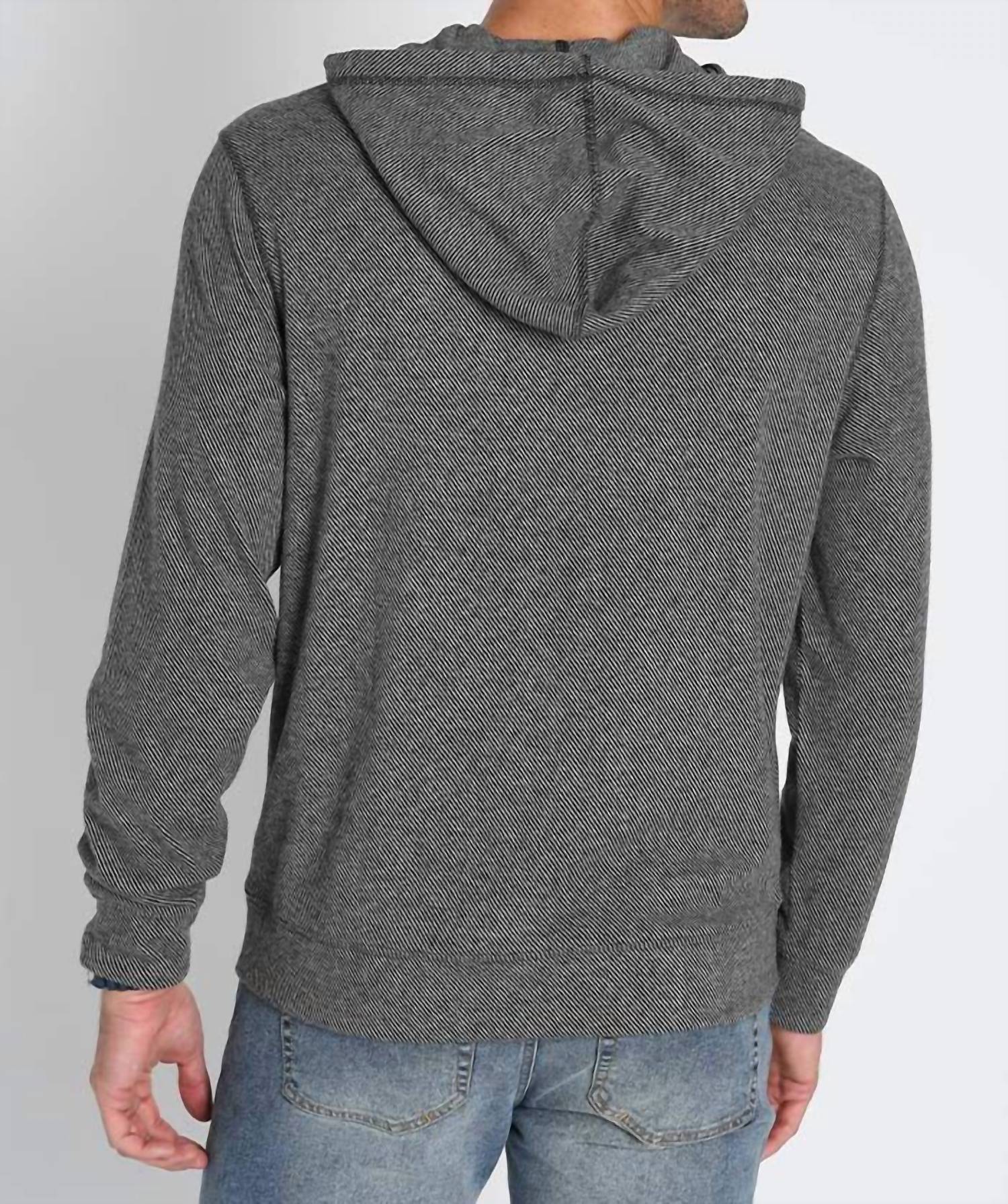 Jachs New York - Knit Flannel Hoodie