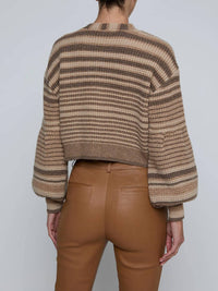 L'Agence - Christabel Stripe Cardigan Top