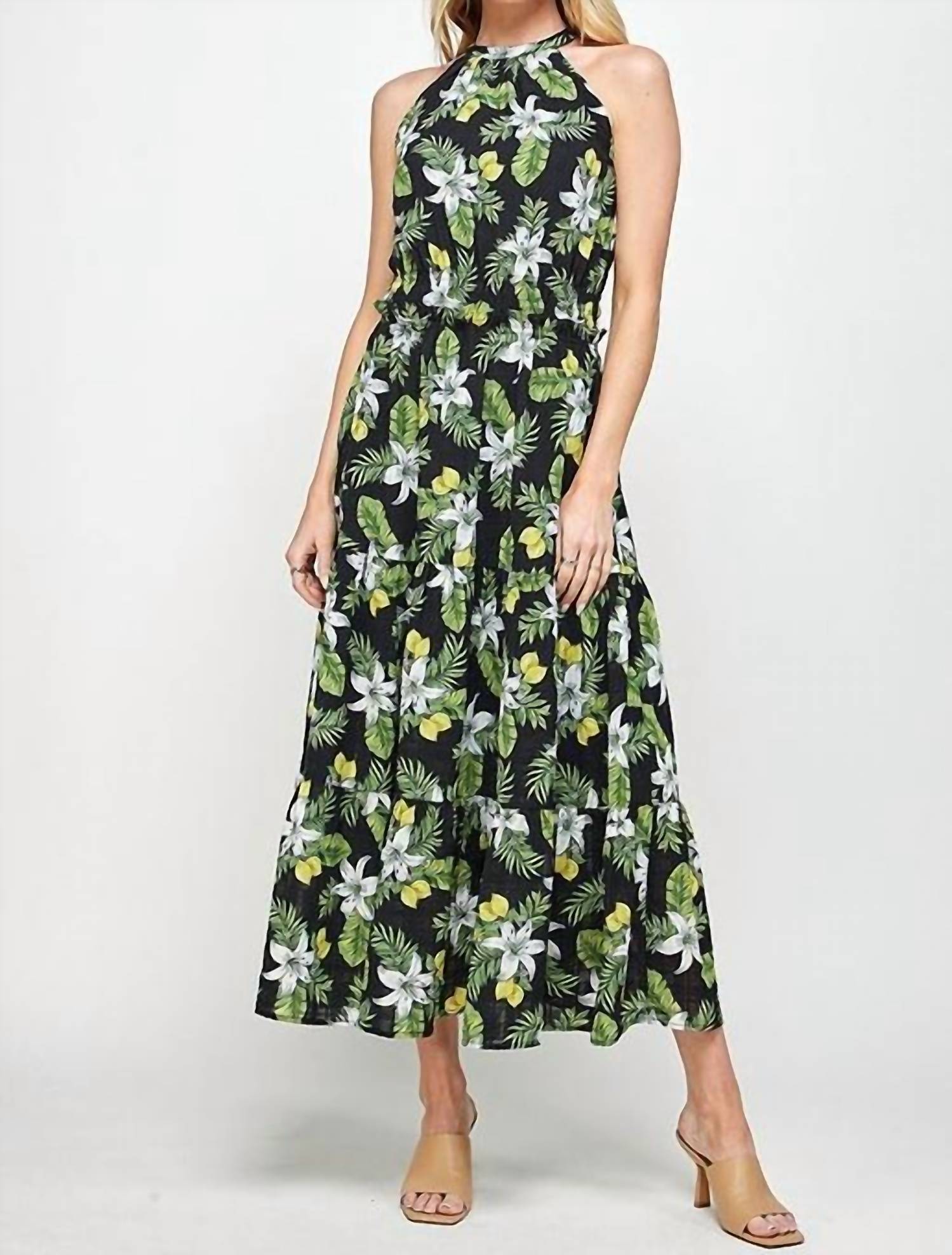 Ellison - Maxi Halter Dress