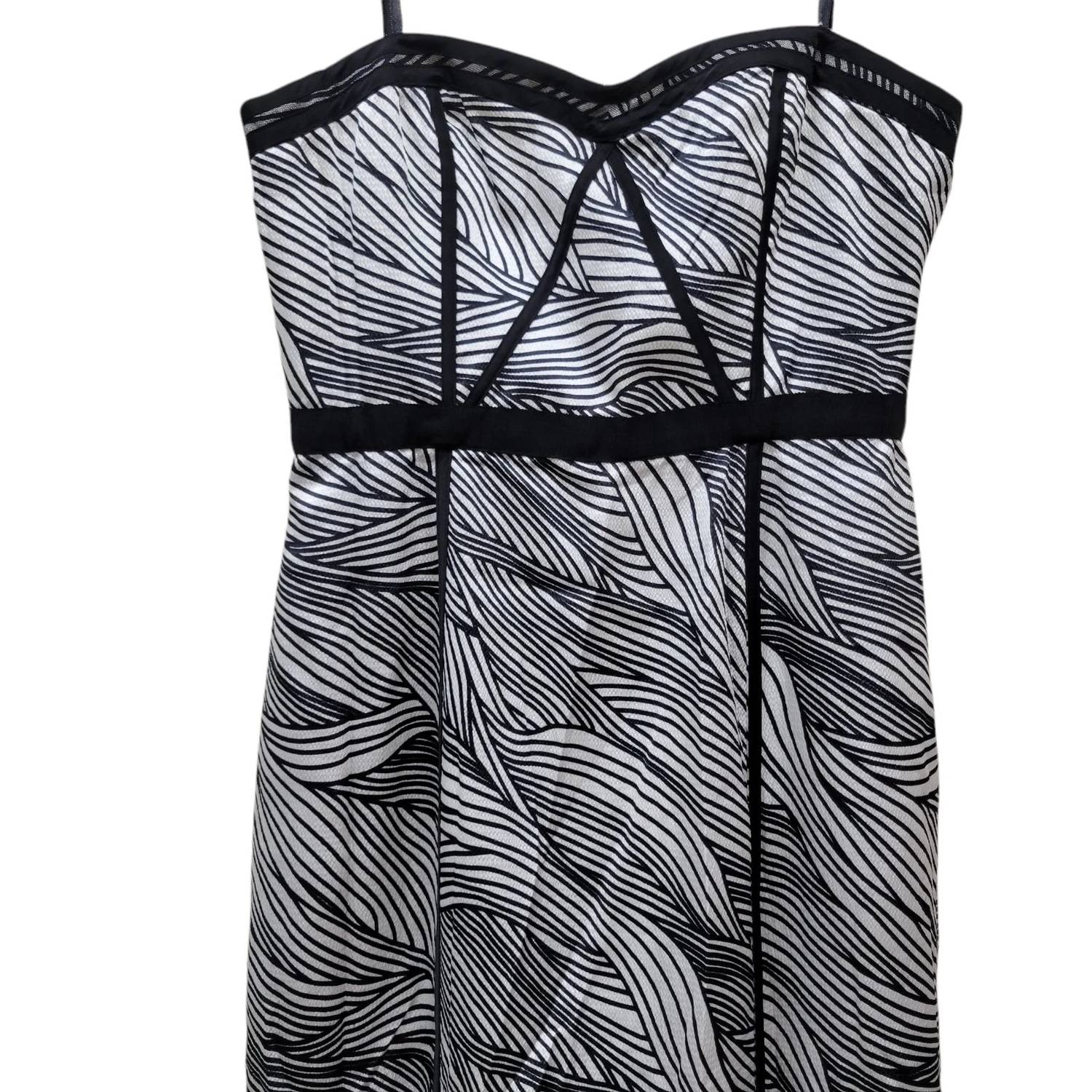 Bcbgmaxazria - Elin Maxi Striped Bustier Dress