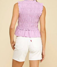 Pinch - Kendra Ruched Bow Top