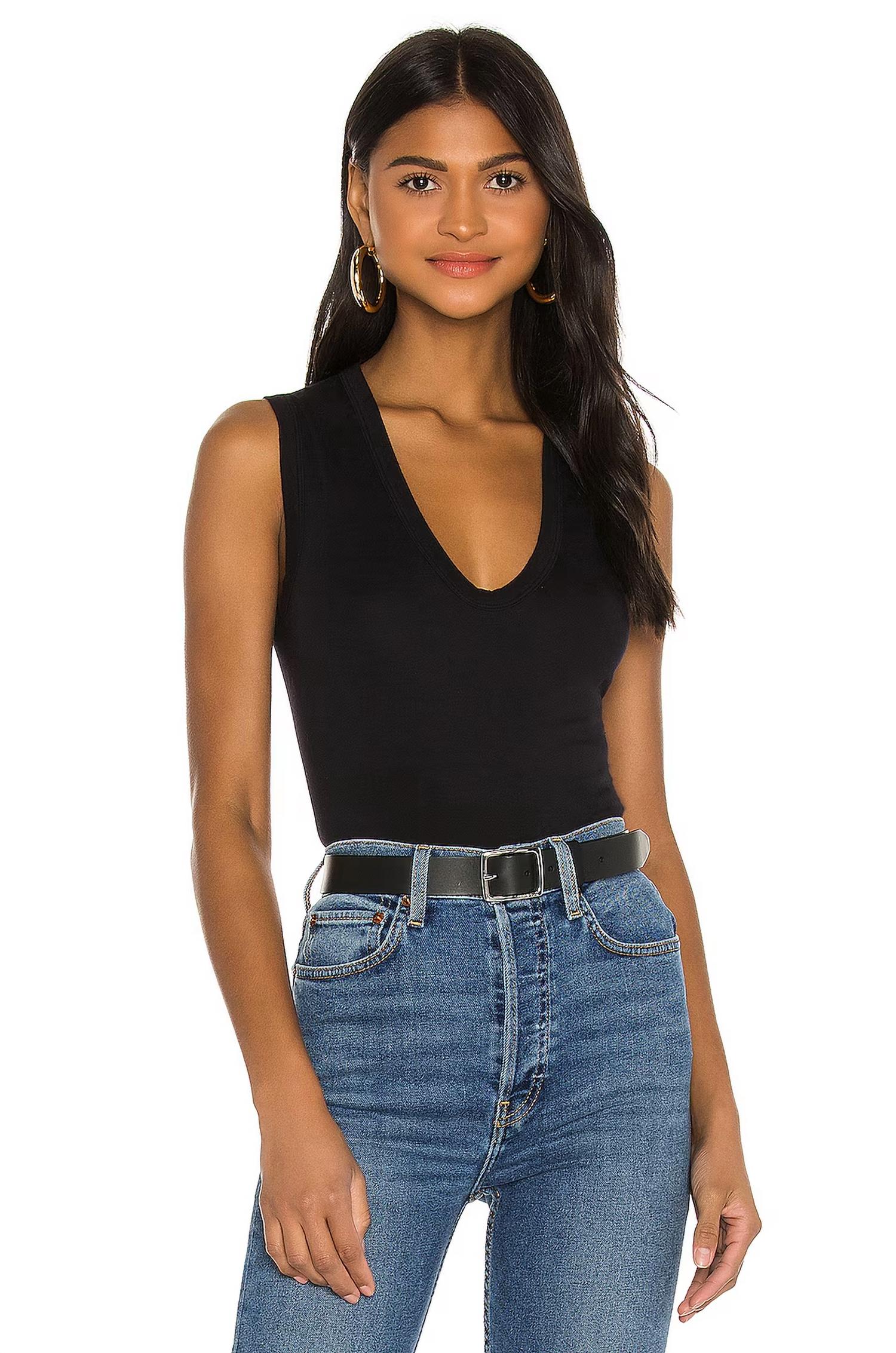 Enza Costa - Essential Sleeveless U Tank