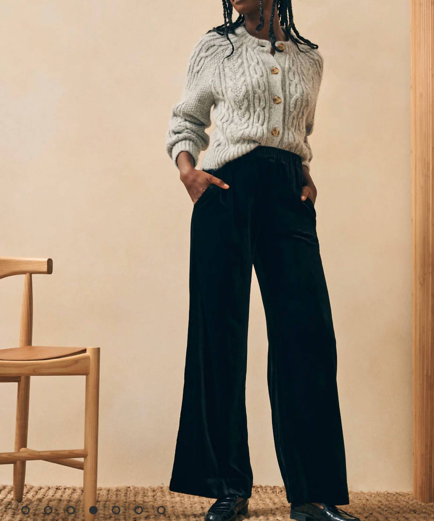 Faherty - Stretch Silk Genevieve Velvet Pant