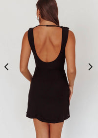 One And Only Collective - Draped Neck Mini Dress