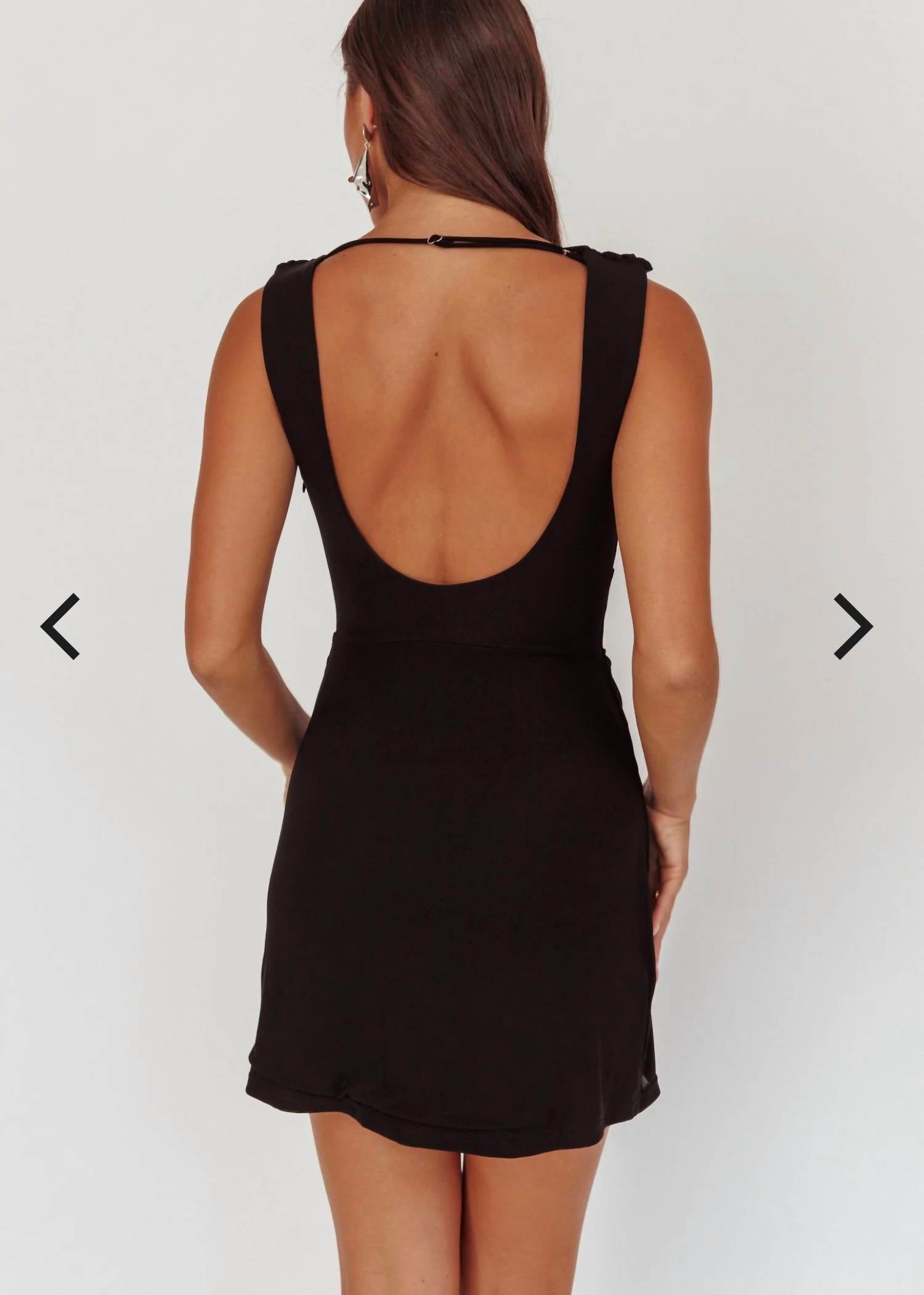 One And Only Collective - Draped Neck Mini Dress