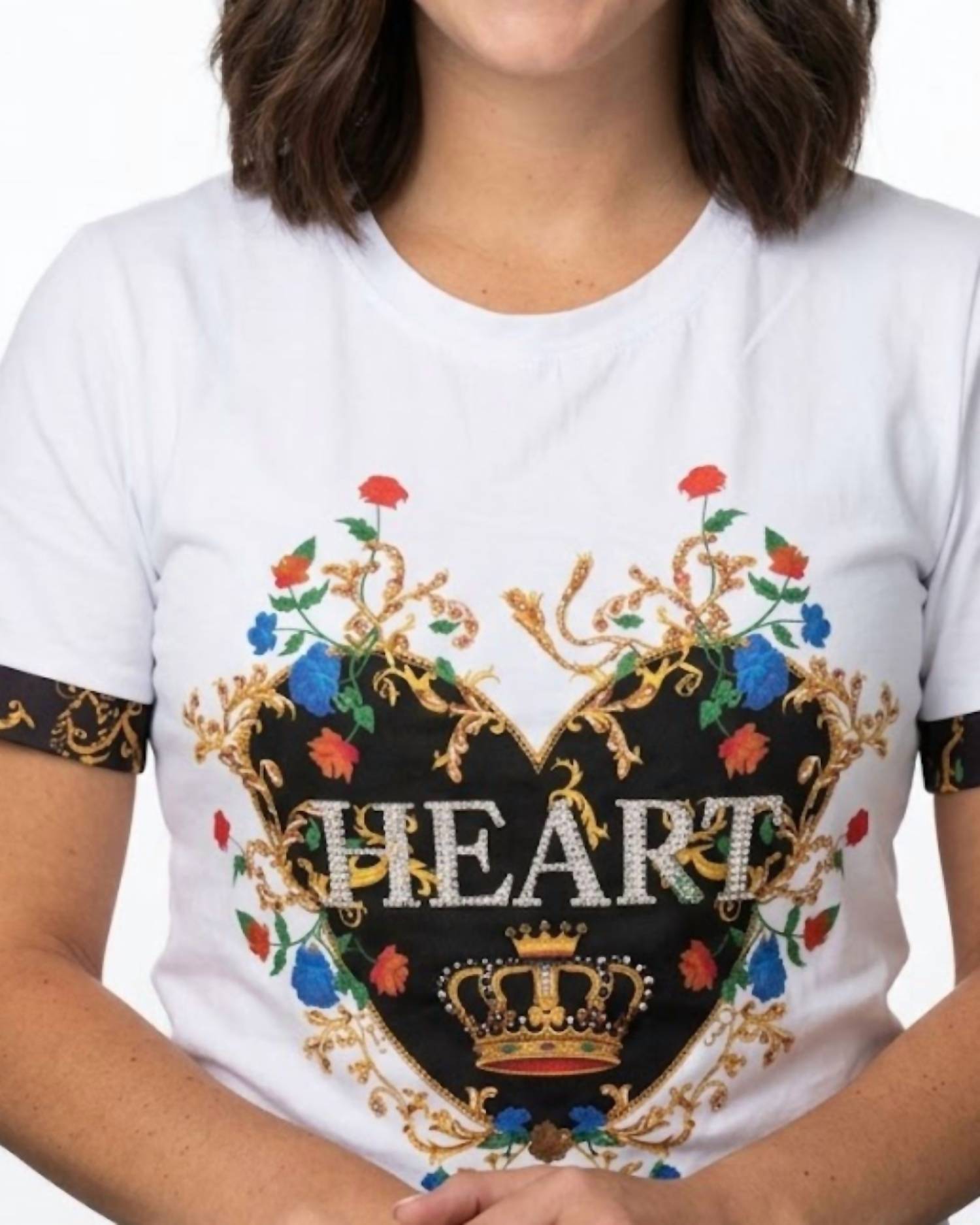 Azi - Darla Heart Of Luxe Top