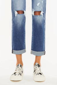 Kancan - Raven Ultra High Rise Slim Straight Leg Jeans