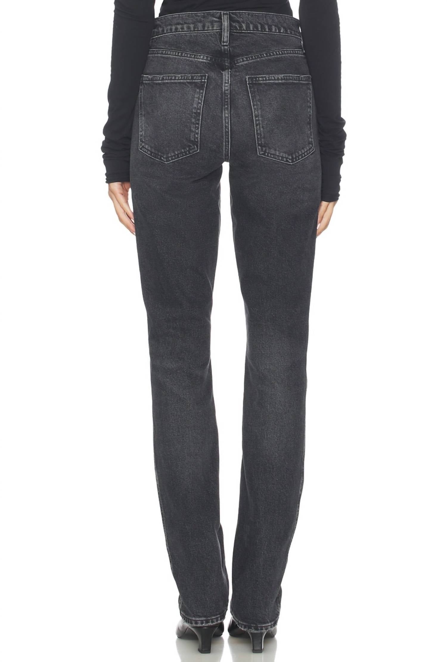 AGOLDE Women's Jetta Stacked Skinny Jeans in astral - women's jeans - view 4