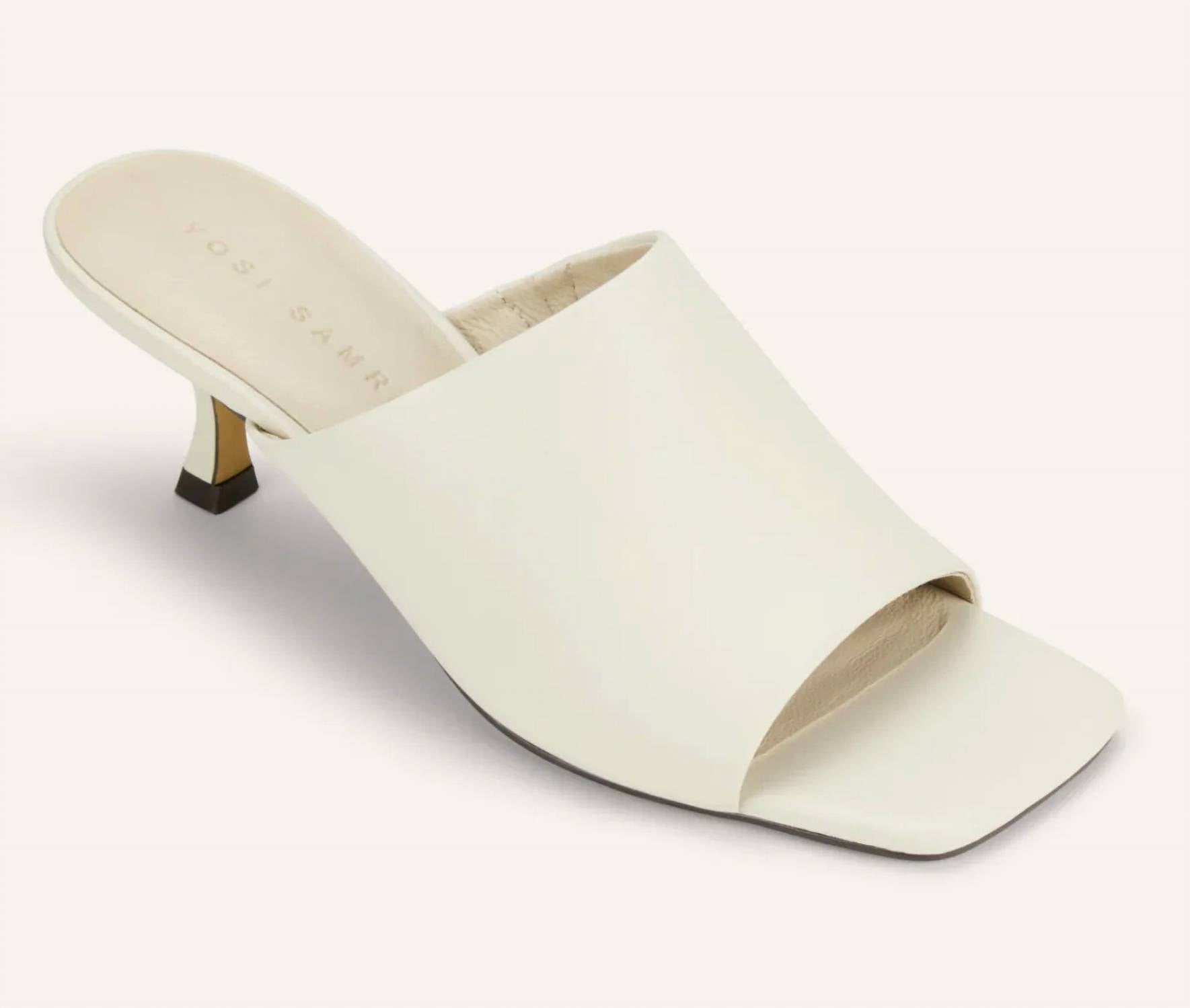 Yosi Samra - Women's Wren Kitten Heel Mule Sandal