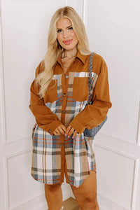 Meritt - Fall Fields Plaid Tunic - Plus