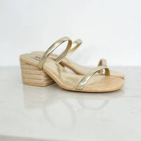 Mia Shoes - Women's Isabeli Espadrille Slide Heel Sandal