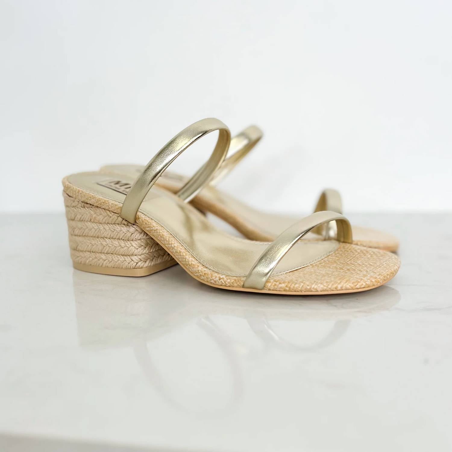 Mia Shoes - Women's Isabeli Espadrille Slide Heel Sandal