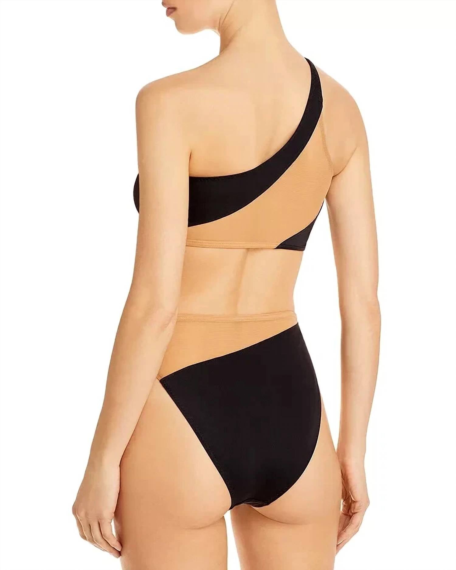 Norma Kamali - Snake Mesh Swim Bottom