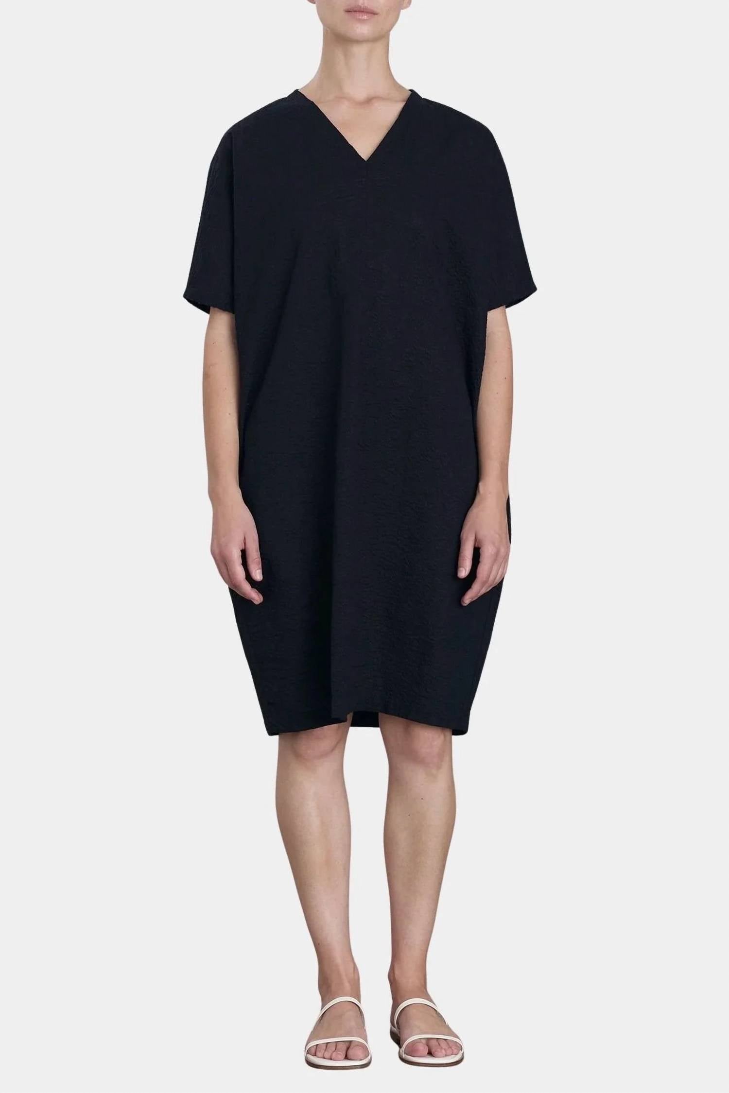 Black Crane - V-neck Mini Dress