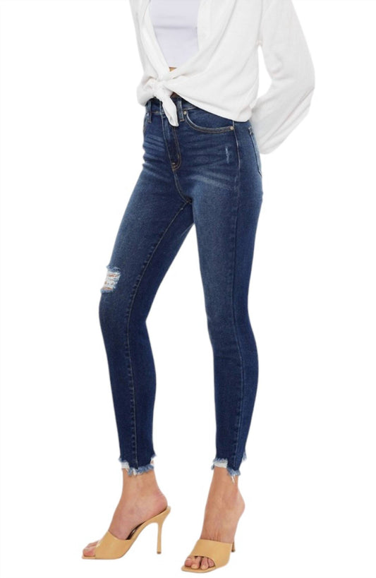 Kancan - GEMMA HIGH RISE ANKLE SKINNY JEANS