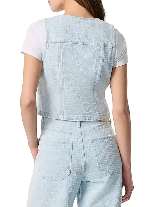 Rag & Bone - Juliana Textured Denim Vest