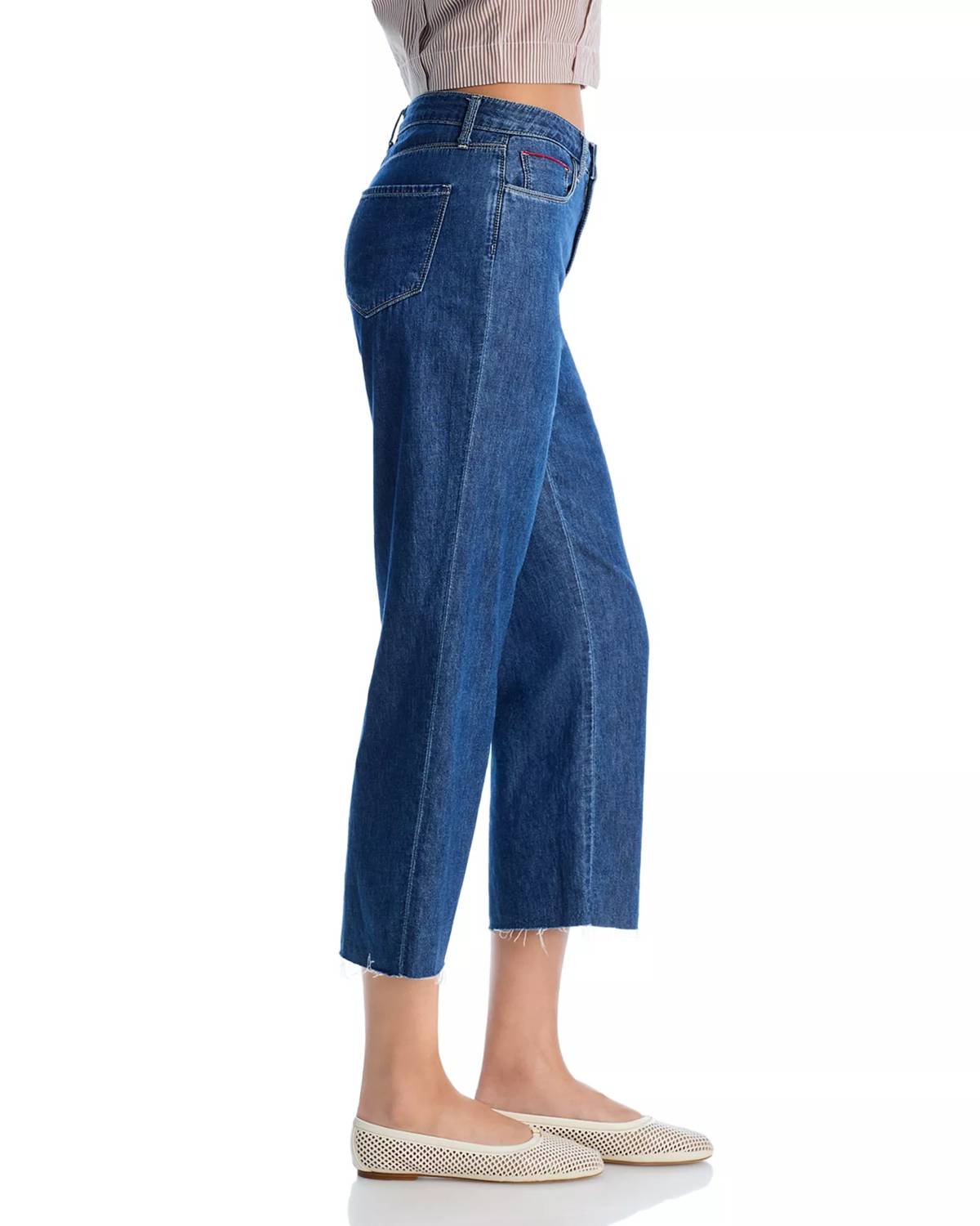 L'Agence - Wanda High Rise Cropped Straight Jeans