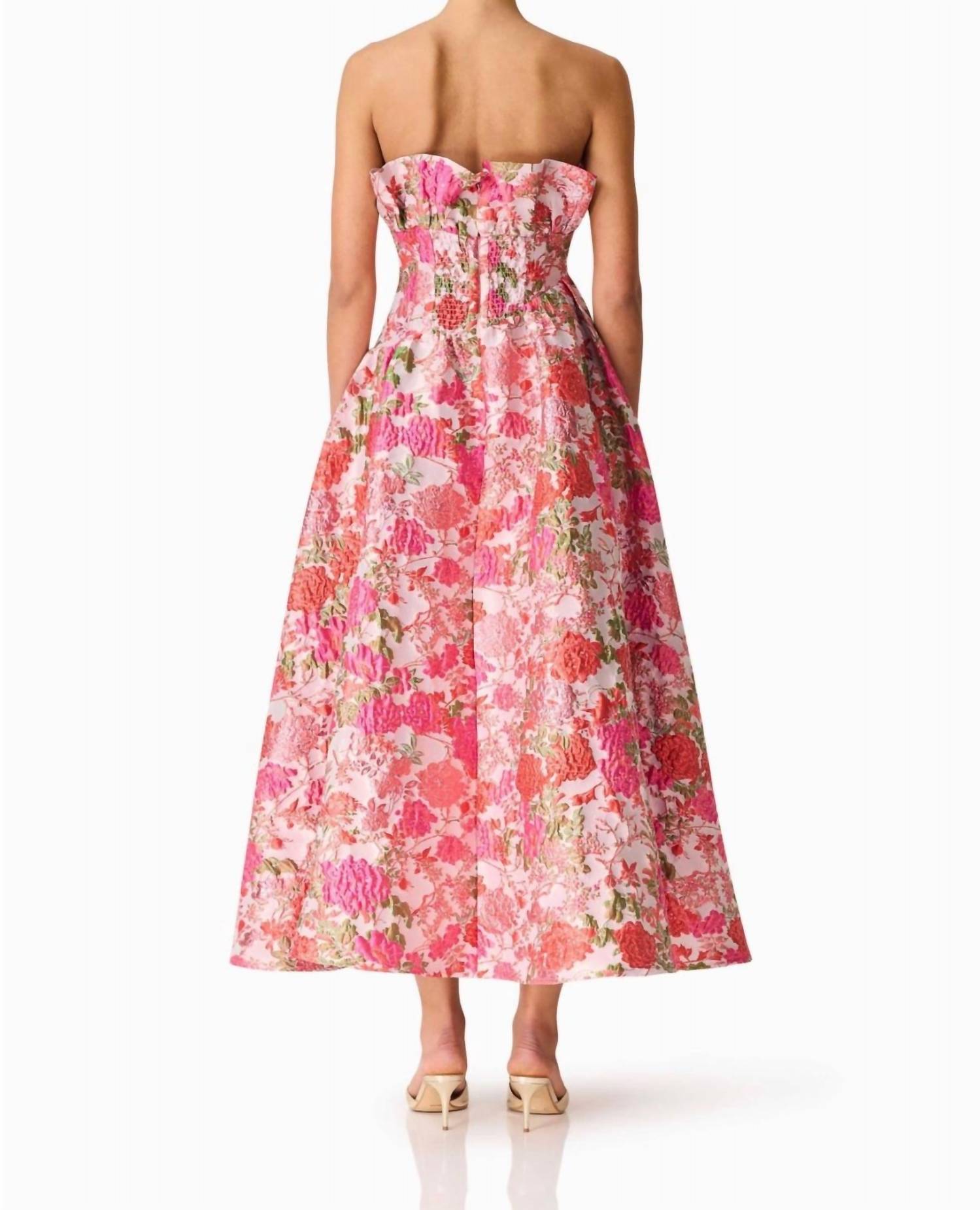 Elliatt - Floralie Strapless Gown