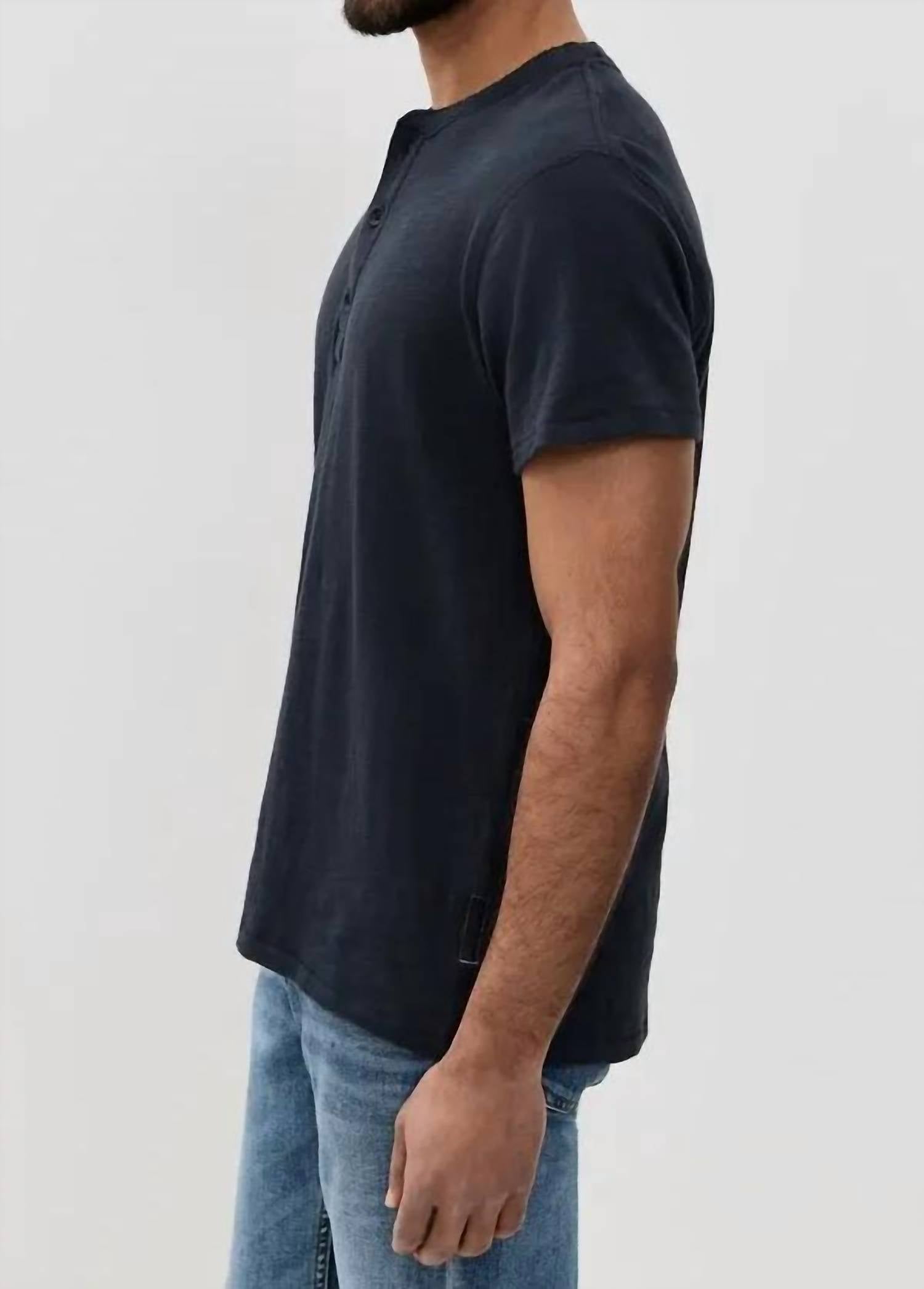 Rag & Bone - Classic Short Sleeve Henley Top