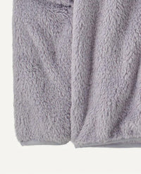 Patagonia Women's Los Gatos Quarter Zip Fleece Sweater in permafrost purple - women's sweater - detail view
