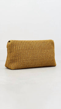 Veronica Beard - Women's Anchor Clutch Raffia Bag