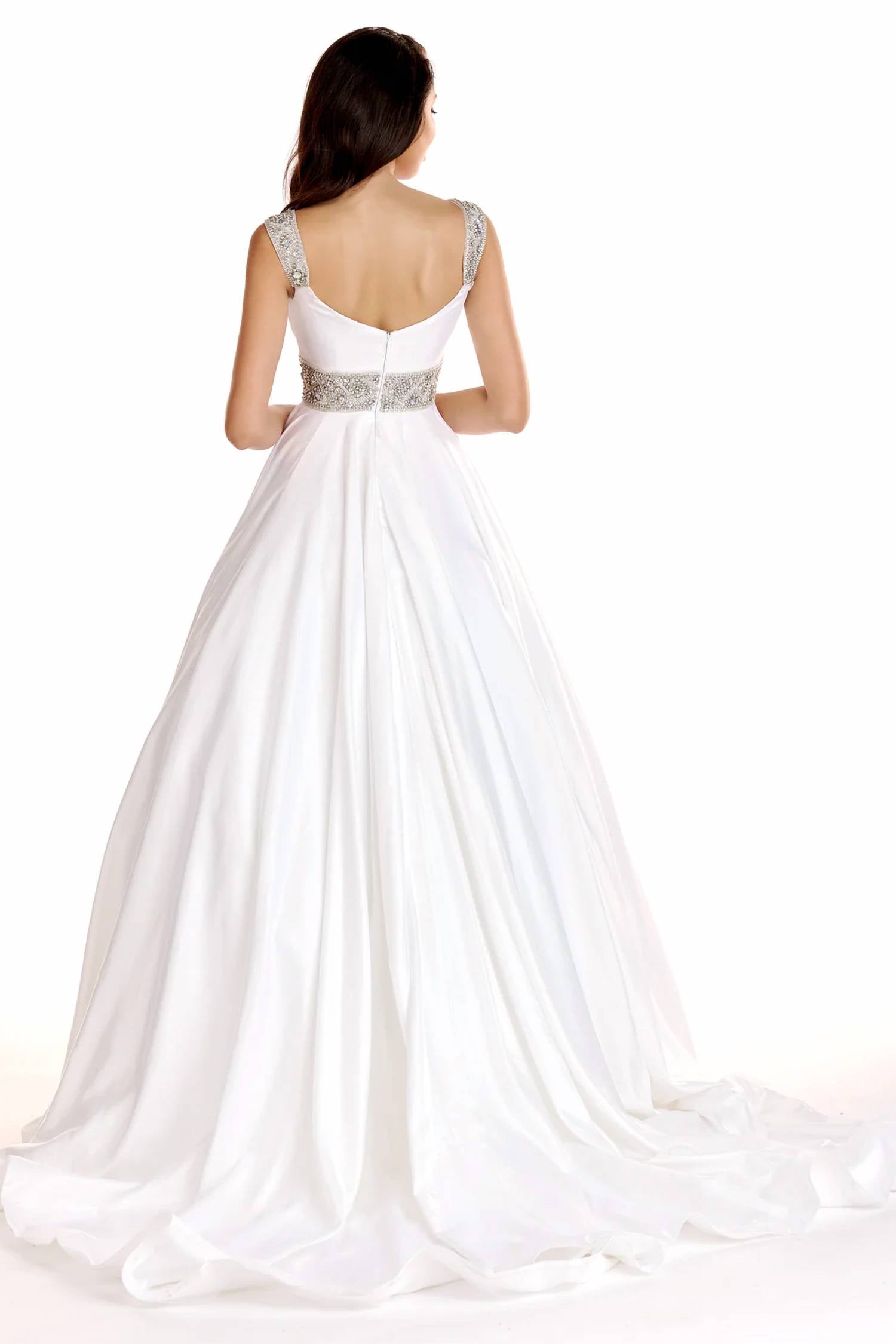Ava Presley - Jeweled Waist Ball Gown