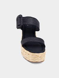 Shu Shop - Women's Leena Raffia Wedge Sandals
