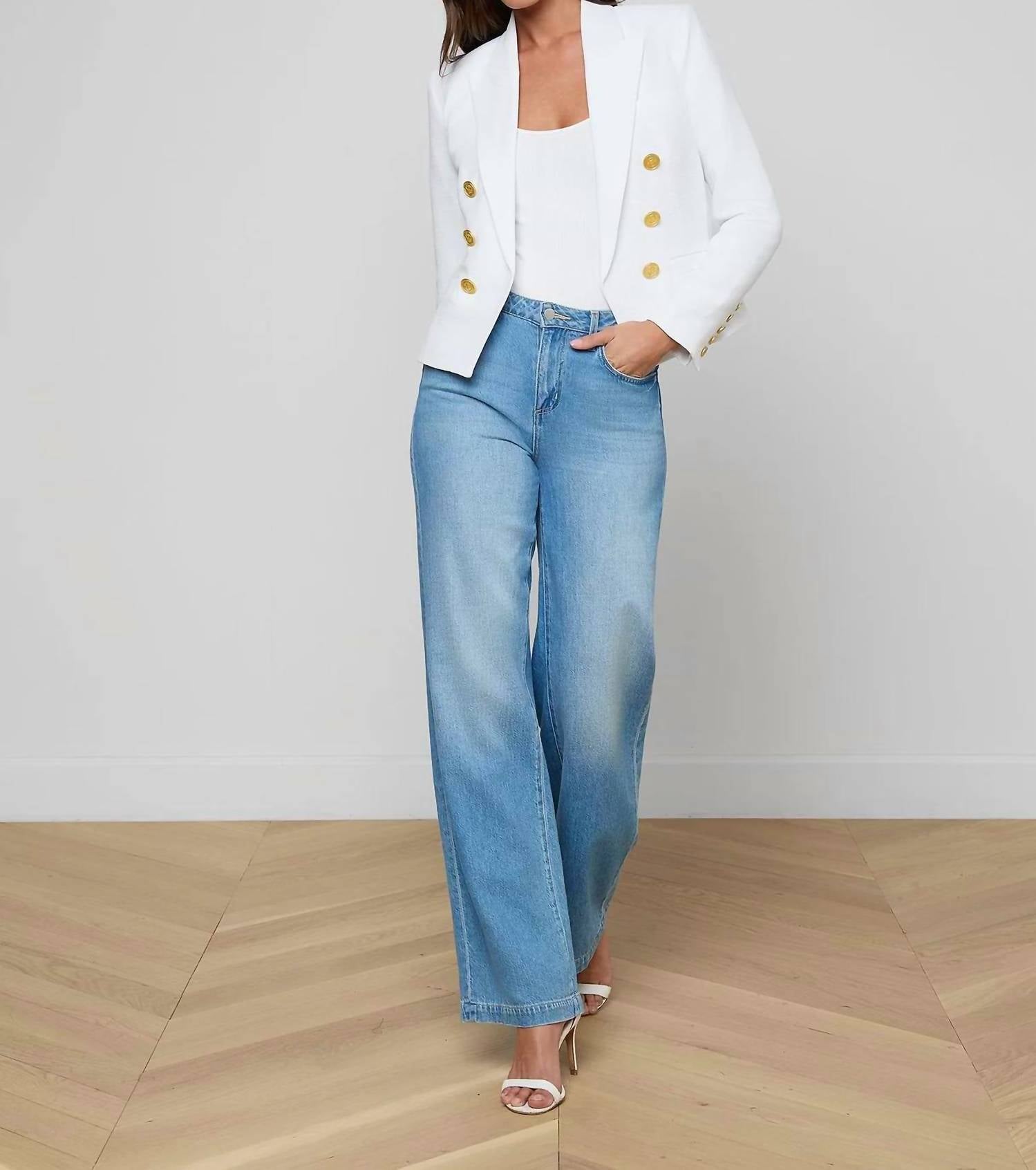 L'Agence - Brooke Open Front Blazer